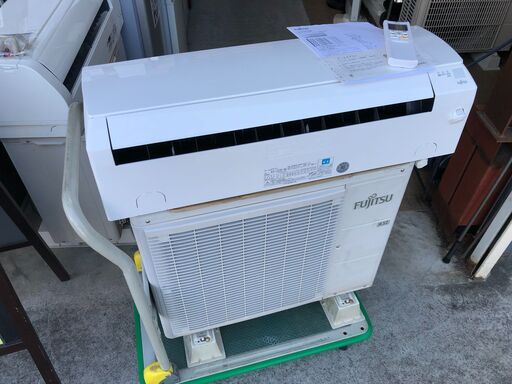 【動作保証あり】FUJITSU nocria 2015年 2.2kw 6畳用 ルームエアコン AS-J22E【管理KR327】