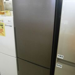 SHARP　２ドア冷蔵庫　SJ-PD27C-T　2017年製　271L