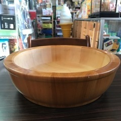 ねりばち　手ごね鉢　36cm 木製　年越しそばやうどん作りに◎の画像