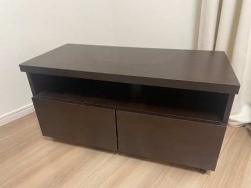 テレビ台　100cm ダークブラウンカラー