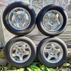 ４本スタッドレス205/65R15トヨタ純正5穴アルミ