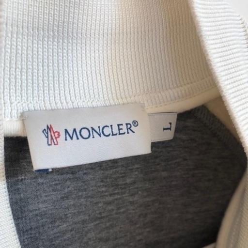 MONCLER モンクレール アウター ブルゾン ニット ホワイト グレー