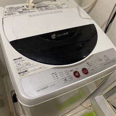 ★引渡者決まりました★シャープ洗濯機（動作確認済み/日時指定あり）