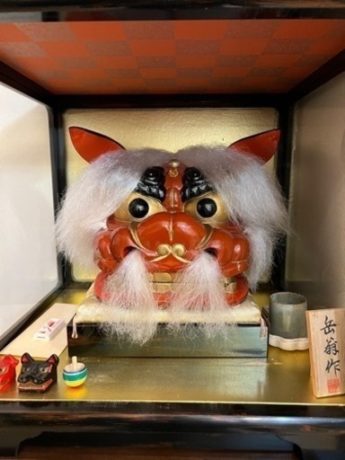 獅子頭 木彫り(12/11受け渡しまで)
