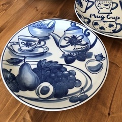 可愛いお皿4枚セットの画像