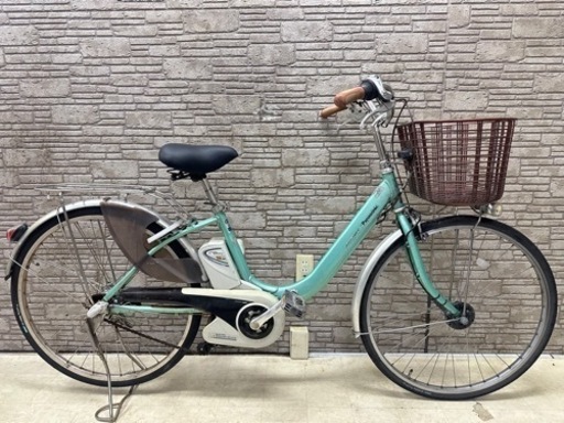 東京23区配達無料　新基準 Panasonic パナソニック ビビライトU 3.1Ah 電動自転車☆中古☆パナ 46
