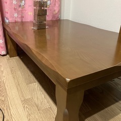 <決まりました>家具調こたつ⭐︎脚伸ばせます。の画像