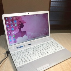 ★そこそこ美品★大容量750GB！メモリ8GB！Blu-ray！高性能i5(ターボ)Webカメラ 無線 VAIO VPCEH19FJ 最新Win10 リカバリ Office2019★ノートパソコン