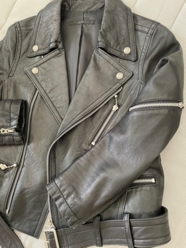 moussy 羊革ライダースジャケット