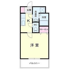 🍐Bonito405号室🍐✨仲介手数料無料✨敷金・礼金なし（0円・ゼロ）物件✨🍀設備充実✨🏠袋井市浅羽のお部屋★間取り1K（洋室8.5帖、K3帖）★お家賃35,000円🎁宅配ボックス付有！💻ネット無料！！コンビニまで車で2分！ - 袋井市