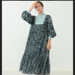 カロリナグレイサー　オパール花柄ワンピース