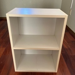 カラーボックス2段　あげます。