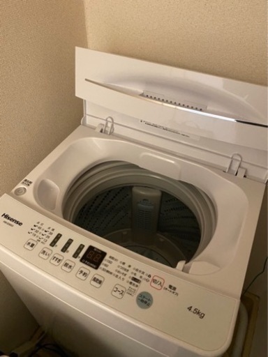 美品　2021年式冷蔵庫と洗濯機のセット　12/28まで