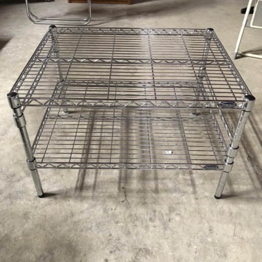 美品 メタルラック 77×61×50cm テレビ台 押入れ収納 棚
