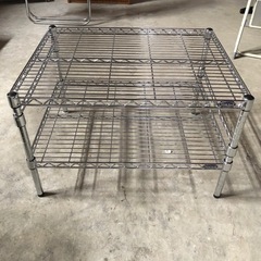 美品 メタルラック 77×61×50cm テレビ台 押入れ収納 棚