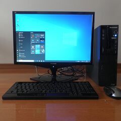 デスクトップパソコン、22インチモニター、他一式