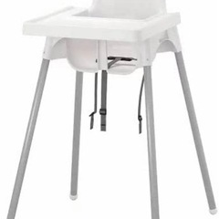 【交渉中】IKEA ベビーハイチェア トレイ付 ほぼ未使用品