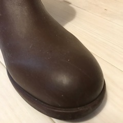 レインブーツ ブラウン ウエスタン風の画像