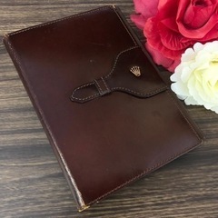 AA◆レア！ロレックス 手帳カバー ブックカバー ケース ROL...