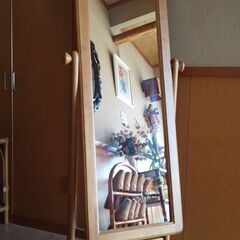 姿見鏡（木目調）