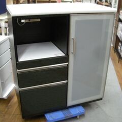 R467 NITORI 高級感 カウンター(Nポスティア 90 BK）幅90cm 美品