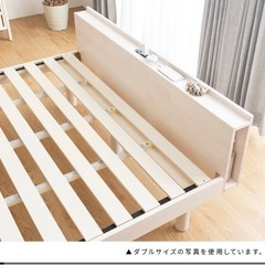 ベッド　シングル　マットレス付の画像