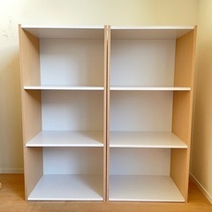 【決まりました】アイリスオーヤマ カラーボックス 2個セット
