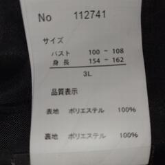 新品未使用の冬用レディースジャケット3Lの画像
