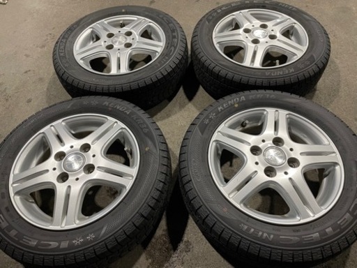 スタッドレスタイヤ　ホイール　13インチ　155/65/13 ケンダ