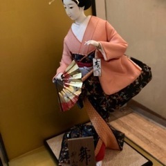 日本人形　ガラスケース入り