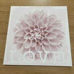 インテリアパネル　花　ピンク