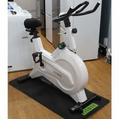 ♪FITBOX FBX-002W_01 本格的なエアロバイク スピンバイク マット・ジェルシート付 札幌♪