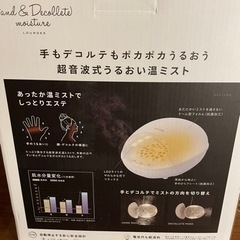☆ルルド　ハンド＆デコルテ温ミスト　新品未使用品☆の画像
