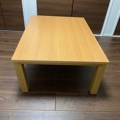 こたつ　ライトウッドの画像