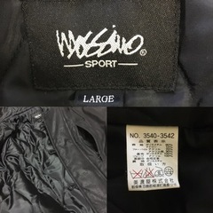 mossimo モッシモ　中綿入りコート　ブラック　ブルゾン　ジャケットの画像