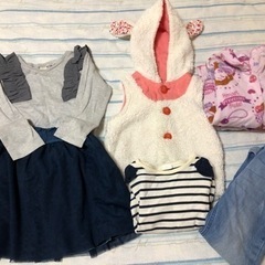 子供服　かわいい　90 100 双子も
