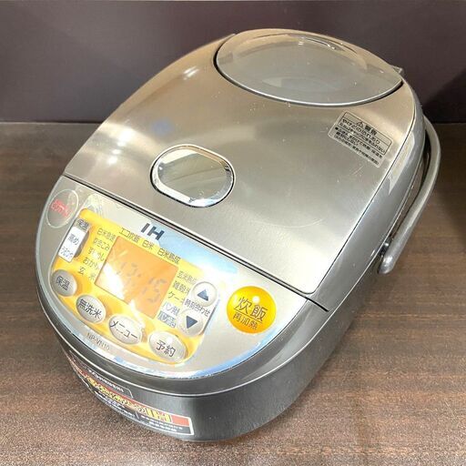 12/16象印/ZOJIRUSHI 炊飯器 NP-VN10 2015年製 5.5合炊 IH 家電