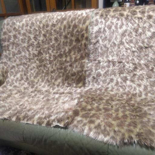 ヒョウ柄ファー２枚セット