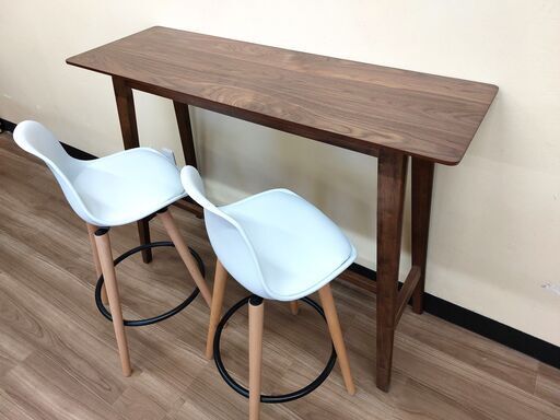 ばら売りも可！【カウンターテーブル＆チェア2台のセット】ニトリ