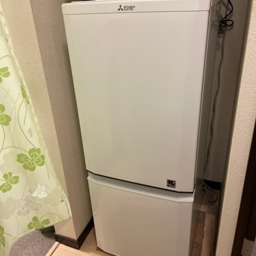 三菱　ノンフロン冷凍冷蔵庫　2015年製　MR-P15EY-KB 146L