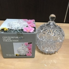 ガラス　SOGA  ガラスソガ　小物入れ　花器にも