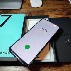 新品同様！OPPO Reno7a 128GB スターリーブラック SIMフリー