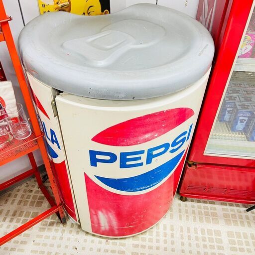 【ジモティ特別価格】ペプシ/PEPSI 冷蔵庫 564.8963620 アメリカ製 レトロ アンティーク