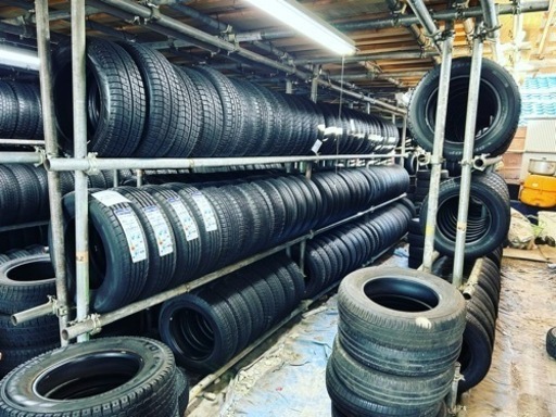 バリ山185/70/14スタッドレスタイヤ4本+交換、安い、早い、アマントレーディング株式会社