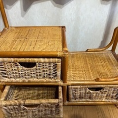 洋服掛け　ハンガーラックの画像