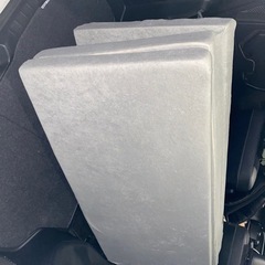 3つ折り マットレス ダブル　お話中