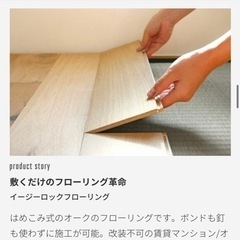 tool box 賃貸可　イージーロックフローリングの画像