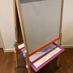 【お取引中】木製イーゼル　ホワイトボード　黒板