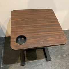 【美品】昇降式サイドテーブル　天板サイズ45×45cmの画像