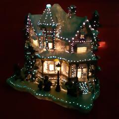 ❄イルミネーションハウス🎄  インテリア置物の画像